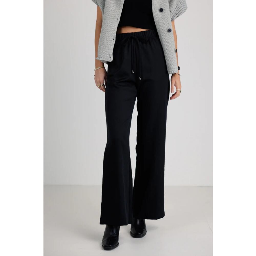 NWT Bohme Mindy Pants‎ Black Flare Women's Size Small $59 MSRP